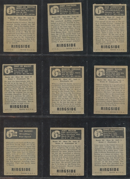 1951 Topps Ringside Complete Set of (96) Cards