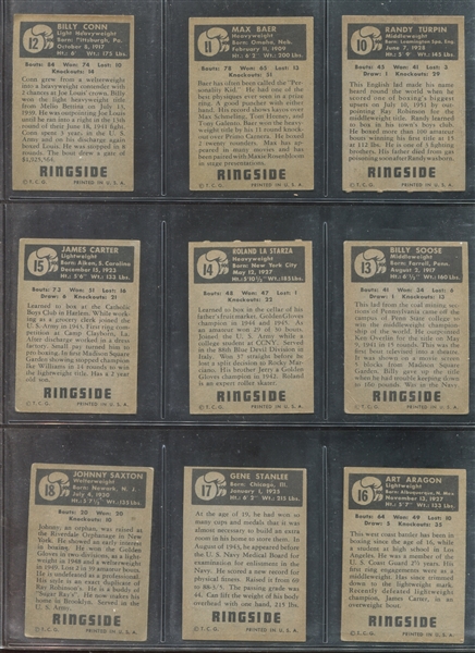 1951 Topps Ringside Complete Set of (96) Cards