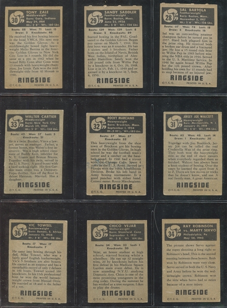 1951 Topps Ringside Complete Set of (96) Cards