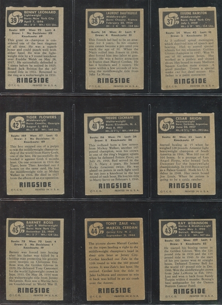 1951 Topps Ringside Complete Set of (96) Cards