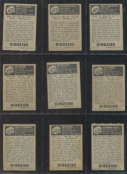 1951 Topps Ringside Complete Set of (96) Cards