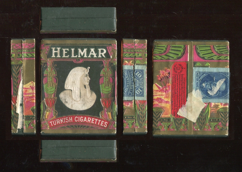 1910's Helmar Cardboard Cigarette Pack