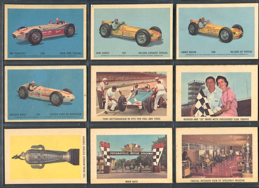 V338-2 Parkhurst Indianapolis 500 Near Set of (47/50) Cards