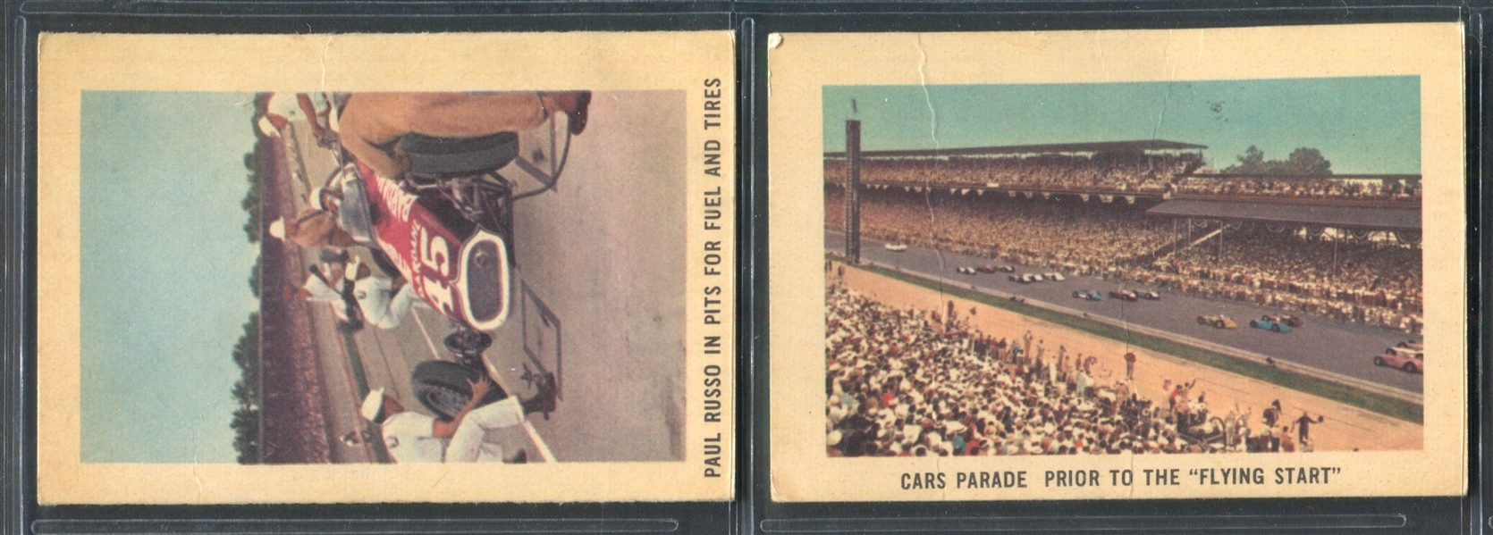 V338-2 Parkhurst Indianapolis 500 Near Set of (47/50) Cards