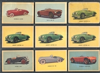 V339-14 Parkhurst Sports Cars Lot of (19) Different Cards