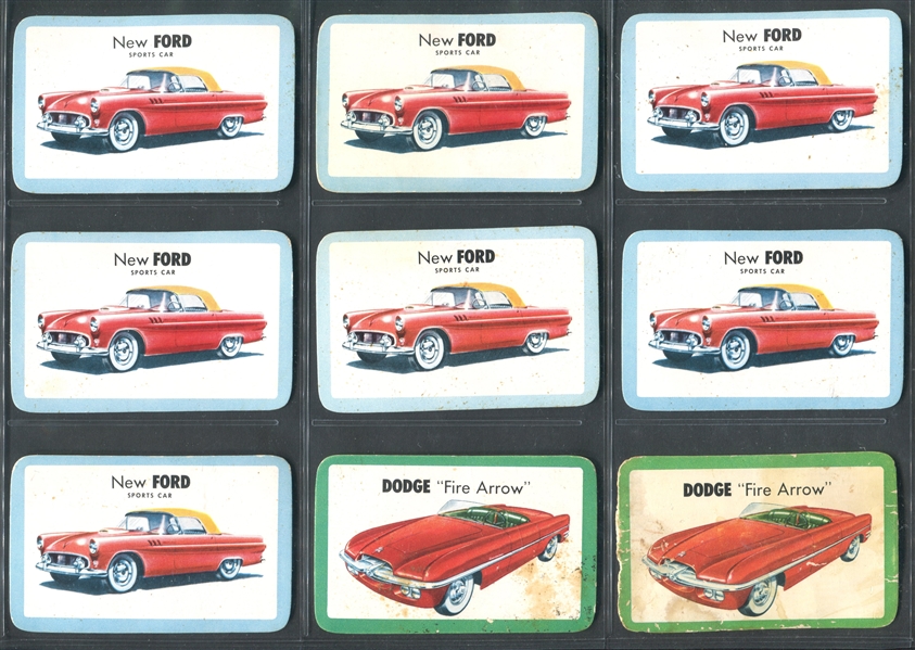 F281-5 Skinner Raisin Bran Sports Car Pictures Lot of (36) Cards