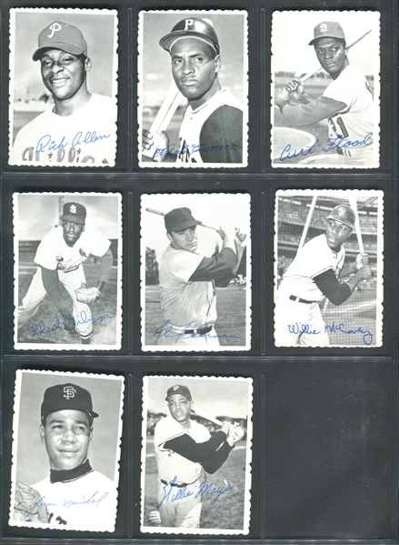 1969 Topps Deckle Edge Complete Set of (33) Cards Plus (2) Variations