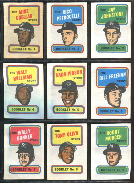 1970 Topps Baseball Comics Complete Set of (24) Booklets