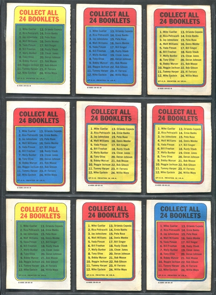 1970 Topps Baseball Comics Complete Set of (24) Booklets