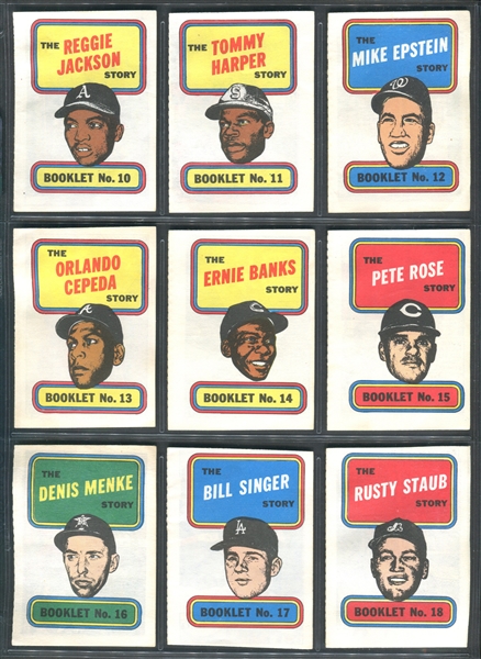 1970 Topps Baseball Comics Complete Set of (24) Booklets