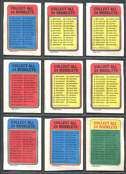 1970 Topps Baseball Comics Complete Set of (24) Booklets