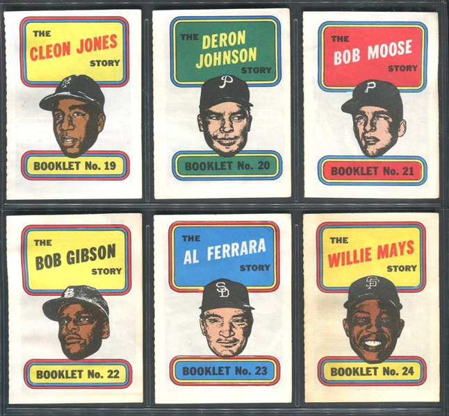 1970 Topps Baseball Comics Complete Set of (24) Booklets