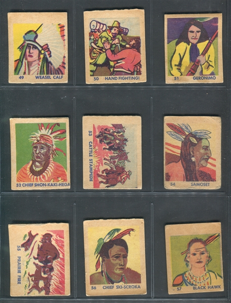 R185 Series of 48 Western Near Set of (47/48) Cards