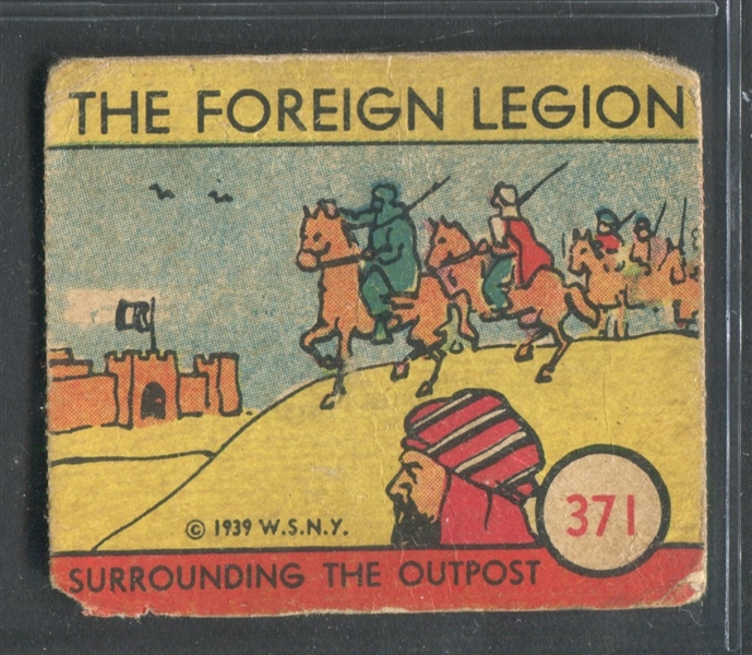 R54 W.S. Corp Foreign Legion Near Complete Set of (37/48) Cards