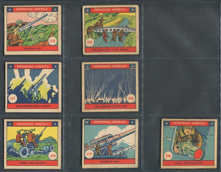 R40 W. S. Corp Defending America Near Set of (34/48) Cards