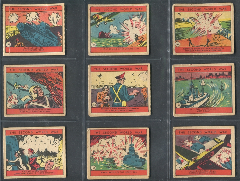 R126 W. S. Corp Second World War Lot of (21) Cards