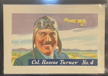 F277-3 Heinz Rice Flakes Famous Aviators Premium #4 Col. Roscoe Turner