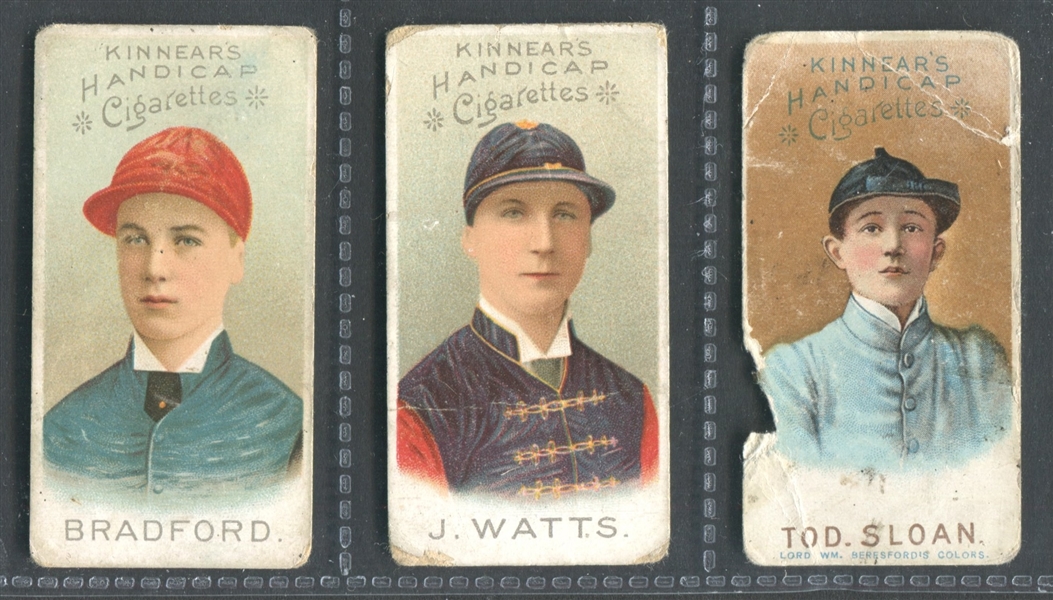 1898 Kinnear (UK) Jockeys Lot of (3) 