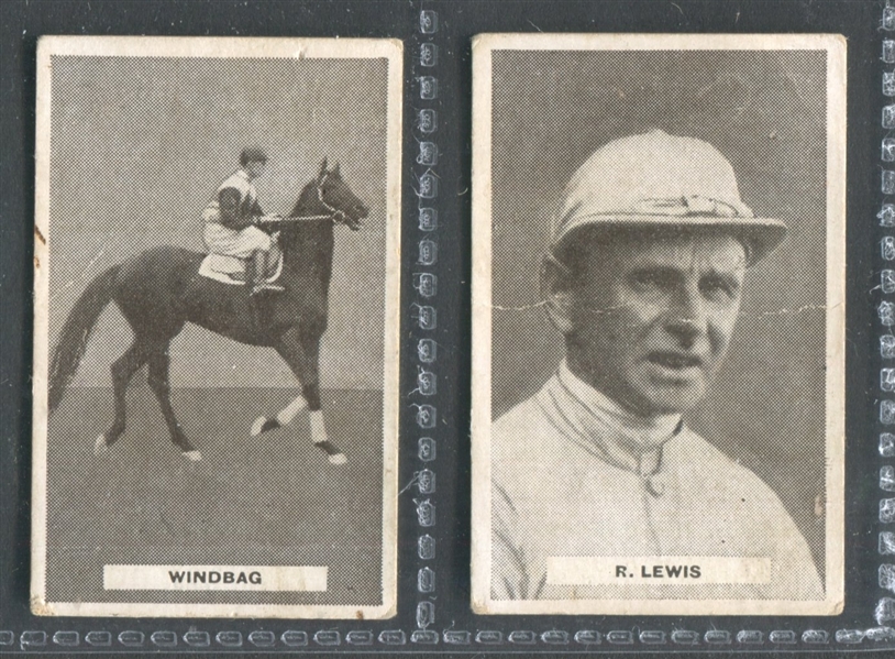 1932 Sweetacres (Australia) Sports Champions Lot of (2) Cards 