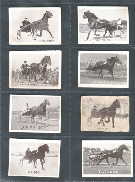 1920's Norwegian Tobacco Cards - Trotters Lot of (40) Cards