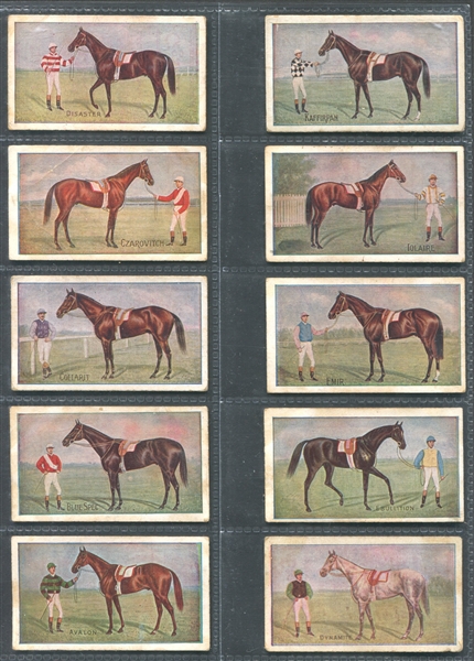 1907 Sniders & Abraham Australian Racehorses Near Set of (33/57) Cards