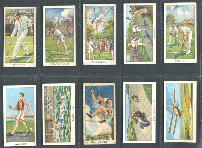 1925 Boguslavsky Sports Records (1st Series) Partial Set of (16/25) Cards