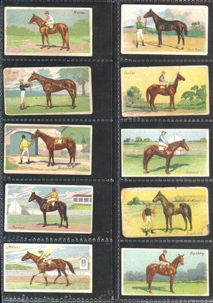 1906 Will's Horses of Today Near Set of (43/50) Cards