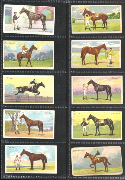 1906 Will's Horses of Today Near Set of (43/50) Cards