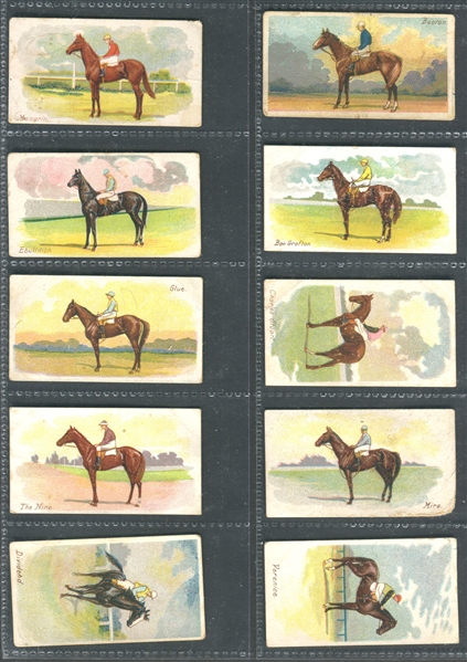 1906 Will's Horses of Today Near Set of (43/50) Cards