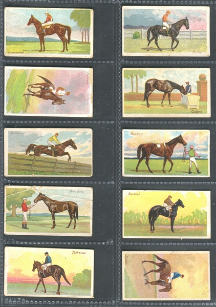 1906 Will's Horses of Today Near Set of (43/50) Cards