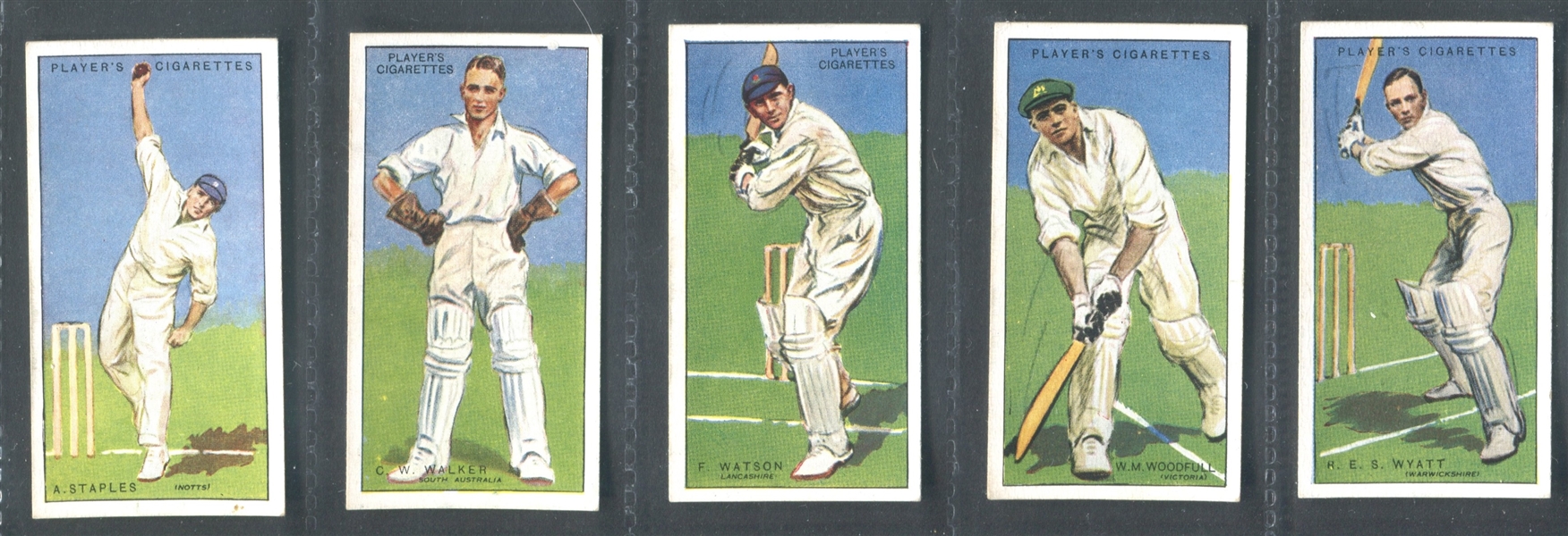 1930 John Player & Sons Cricketers of 1930 Partial Set (25/50) Cards