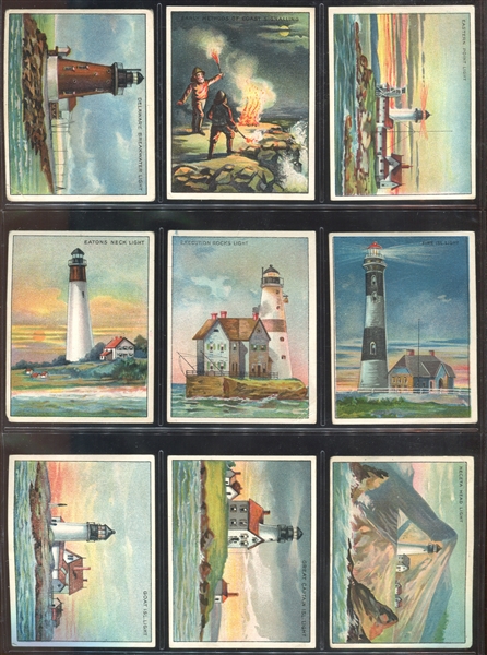 T77 Hassan Lighthouses Complete Higher Grade Set of (50) Cards