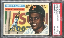 1956 Topps #33 Roberto Clemente PSA4.5 VG-EX+ (White Back)