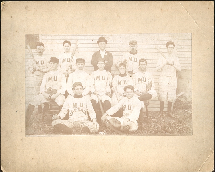 Vintage 1910's-1930's Baseball Cabinet Photo Lot of (7)