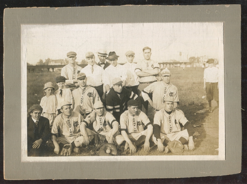 Vintage 1910's-1930's Baseball Cabinet Photo Lot of (7)