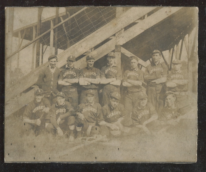 Vintage 1910's-1930's Baseball Cabinet Photo Lot of (7)