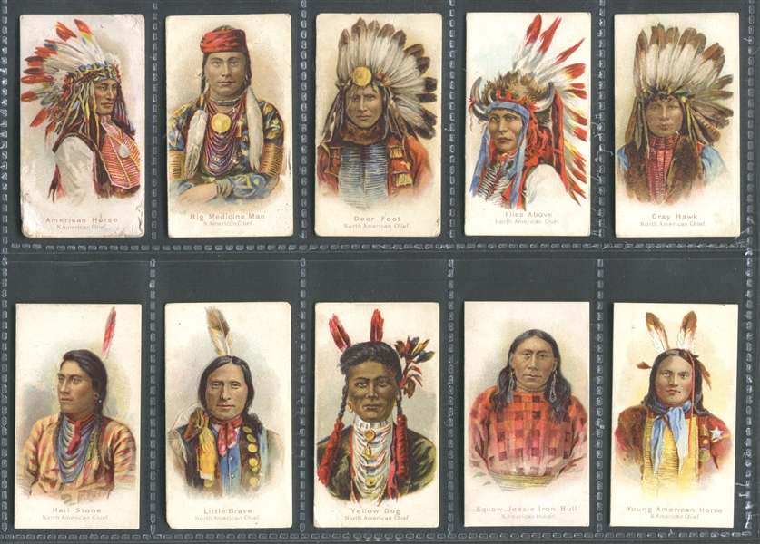  N189 W.S. Kimball Savage & Semi-Barbarous Chiefs and Rulers Lot of (20) Cards