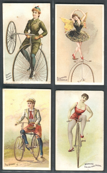 N100 Duke Bicycle and Trick Riders Lot of (10) Cards