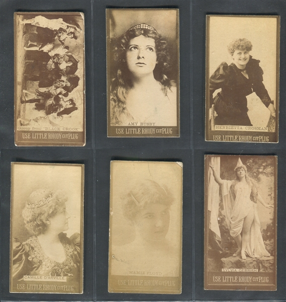 N660 Geo. F. Young Little Rhody Actresses Lot of (10) Cards