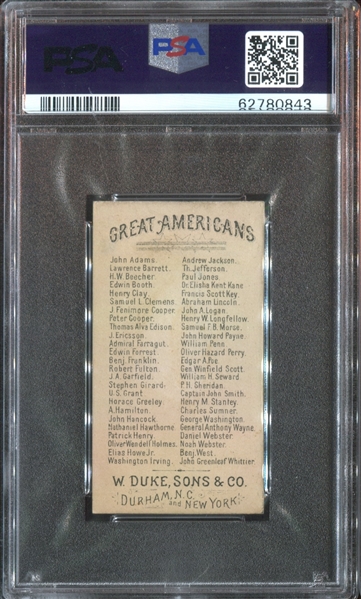 N76 Duke Great Americans Captain John Smith PSA6 EX-MT