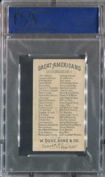 N76 Duke Great Americans Horace Greeley PSA5 EX