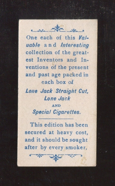 N365 Lone Jack Inventors - Thomas Edison