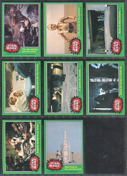 1977 Topps Star Wars Complete Set of (330) Cards and (55) Stickers with PSA Examples