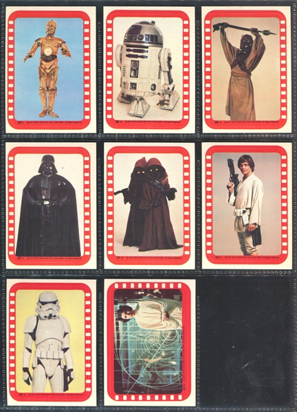 1977 Topps Star Wars Complete Set of (330) Cards and (55) Stickers with PSA Examples