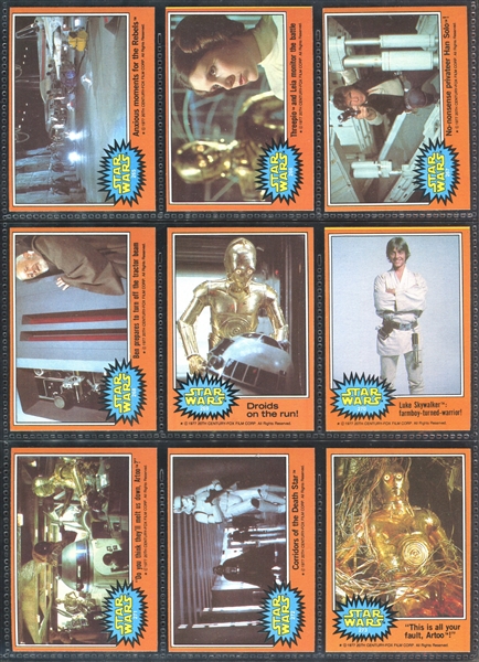 1977 Topps Star Wars Complete Set of (330) Cards and (55) Stickers with PSA Examples