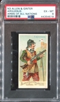 N3 Allen & Ginter Arms of All Nations Arquebus PSA6 EX-MT