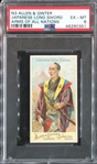N3 Allen & Ginter Arms of All Nations Japanese Long Sword PSA6 EX-MT