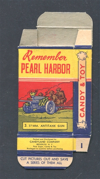 R120 Remember Pearl Harbor Complete Uncut Original Box - Cards 1/6