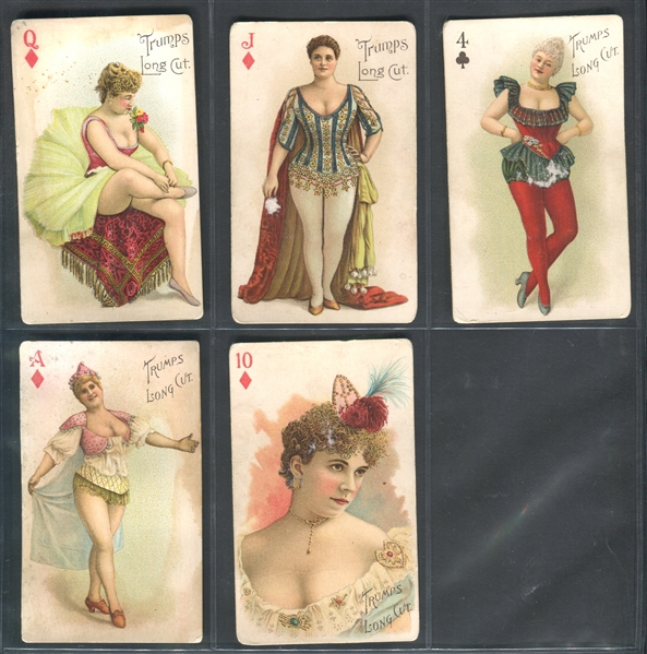 N457 Moore & Caliv Playing Cards Lot of (7) From (2) Subsets