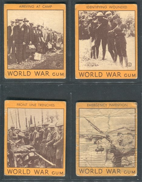 R174 Goudey World War Gum Lot of (7) Cards